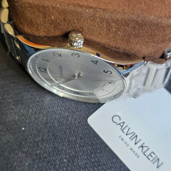 Calvin Klein Swiss made watch KBH 211 New /w tags never worn new batt. 43mm - Picture 6 of 6